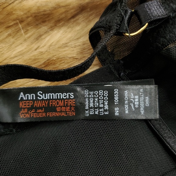 Elegant Black and Red Lace Chemise holiday - Picture 7 of 8